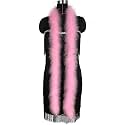 2 Yards 20g Fluffy Marabou Feather Boa for DIY Craft Sewing Trim Home Wedding Party Decoration-Light Pink