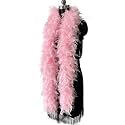 2 Yards 80g Turkey Chandelle Feather Boa for DIY Craft,Party Dancing Dress Up, Halloween Decoration