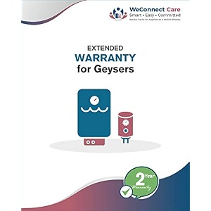 2 years extended warranty for geysers value upto rs3000 - e mail delivery in 2 hours