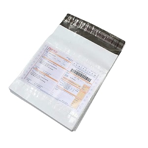ragi packaging 20x23 plain temper proof courier bag pod 60 micron with document pouch pack of 1000