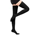 20-30 mmHg Compression Stockings for Women & Men,Thigh High Medical Compression Socks,Support Graduated Compression Hose Sock for Treatment Varicose Veins Swelling-Closed Toe/Open Toe/Footless