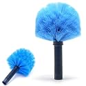 MAYKI Twist-On Cobweb Duster Head Brush 1Pcs, Fits Standard 3/4 inch Threaded Poles, Attachment Spider Web Duster Brush for Outdoor &amp; Indoor Cleaning