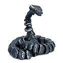 20-Inch 3D-Printed Snake, Articulated Flexible Reptile Figure