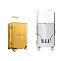 20 inch Trolley Bag Cover/Suitcase Bag Cover/Waterproof Dustproof Luggage Covers/Zippered Clear PVC Suitcase Covers Protectors (Pack of 1) (20 Inch)(Heavy Quality)