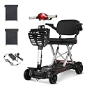 20 Miles Long Range Mobility Scooter for Seniors Adults,Lightweight Mobility Scooters for Seniors, Foldable Travel Mobility Scooters with Basket,Airlines Approved,Red