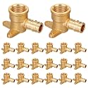 20 Pack 1/2" x 1/2" FNPT Drop Ear Elbow 90 Degree PEX A Fitting