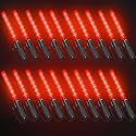 20-Pack 21 Inch Red Traffic Control Wand with 3 Flashing Mode