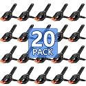 20 Pack 4.5 inch Plastic Spring Clamps, Backdrop Clips
