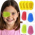 20 Pack Adhesive Eye Patches for Kids - Breathable Medical Eye Patch for Amblyopia (Lazy Eye) Treatment, Latex-Free Disposable Eyepatch for Children, 2.95 x 1.97 Inches, 5 Color Options