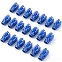 20-Pack Cat6 Cat7 Cat8 RJ45 Strain Relief Boots