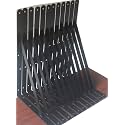 20 Pack L22 x H 12" Black Heavy Duty Shelf Brackets with Screws Metal Shelf Brackets Shelf Support Angle Brackets for Shelves L Brackets Heavy Duty Floating Shelf