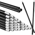 Noamus 20 Pack Matte Black M10 Threaded Extension Rod, 12 Inches Chandelier Hanging Rods for Pendant Light, Kitchen Island Lighting, Lamp Fixture Down-rods&Stems, Dining Room, Living Space (30cm)