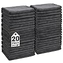 20 Pack Microfiber Towels for Cars, 24" x 16" Dual-Sided Car Drying Towel