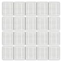 (20 Pack) Roomba 105 Replacement Filter for iRobot Roomba Essential Series, for Roomba 105 Vac, 105 Combo, 115 Combo, 104 Vac, 104 Combo, Y0140, Y0110, Y0112, Q0110, Q0120, Q0520, Vacuum Filter