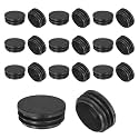 M METERXITY 1-11/16"(43mm) ID Hole Plug Tubing End Cap Round Plastic 20pcs