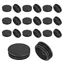 M METERXITY 1-13/16"(46mm) ID Hole Plug Tubing End Cap Round Plastic 20pcs