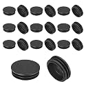 M METERXITY 1-7/8"(48mm) ID Hole Plug Tubing End Cap Round Plastic 20pcs