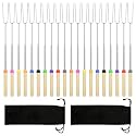 20 Pack Smores Sticks, 32 Inch Marshmallow Roasting Sticks for Fire Pit