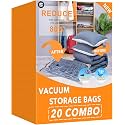 GONGSHI Vacuum Storage Bags for Clothing, 20-Piece Set