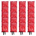 20 Packs Fire Blanket – 39.37x39.37 Inches, 1100℉ Heat Resistant, Emergency Fire Suppression Blanket for Kitchen, Home, Car, Camping – Easy to Use, Non-Toxic, Reusable, Compact &amp; Lightweight