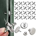 20 Pairs Magnetic Curtain Clips,Double Sided Magnetic Suction Curtain Magnets Closure Prevent Light Leaking Keep Curtain Closed for Home Bedroom Office Curtain Draperies(Sliver)