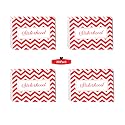 20 PC Red and White Sisterhood Notecards | Sorority Inspired | Blank Inside