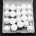 20 Pcs 14.1 mm/0.56 in Silicone Rubber Plug for 13 mm Round Holes