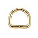 20 pcs 3/4 inch (20mm) golden D for handbag strap purse use by urban creation
