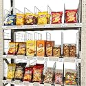 20 Pcs 40 * 30CM Warehouse Iron Shelf Dividers,Cabinet Divider,Shelf Divider,Shelf Dividers,Shelves Divider,Shelves Dividers,Shelving Dividers,Double Clip Shelving Divider