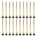 20 Pcs 5in Clamp in Truck Valve Stems, Truck Tire Valve Stems Straight Truck Valve Stems TR574 Copper Tubeless Straight Valve Stem Extension Adaptor for 0.625in Valve Bore Stems Replacement Kit