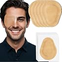 20 Pcs Adhesive Eye Patches for Adults, Medical Eye Patch Disposable Breathable Eyepatch for Amblyopia Lazy Eye Latex Free Adhesive Bandages for Adults, Large Size 3.54×2.76 inches, Nude Color