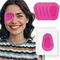 20 Pcs Adhesive Eye Patches for Kids, Medical Eye Patch Disposable Breathable Eyepatch for Amblyopia Lazy Eye Latex Free Adhesive Bandages for Children, 3.3×2.3 inches Rose