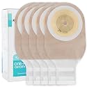 20 Pcs Colostomy Bags, Hook & Loop Ostomy Pouches, 15-60mm Cut-to-Fit