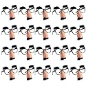 20 PCS Disguise Glasses with Funny Nose Funny Glasses with Mustache