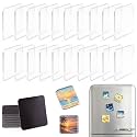 20 PCS DIY Acrylic Fridge Magnet Kit – 2x2 Inch Clear Refrigerator Magnets