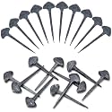 20 Pcs Horseshoe Nails 2'' Wrought Head Horseshoe Iron Nails