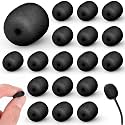 20 Pcs Mini Mic Foam Windscreen Covers, 2 x 15 mm, Black