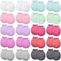 20 Pcs Newborn Mitten for Baby Boy Girl 0-6 Months No Scratch 100% Cotton