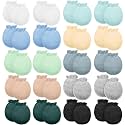 20 Pcs Newborn Mitten for Baby Boy Girl 0-6 Months No Scratch 100% Cotton