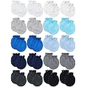 20 Pcs Newborn Mitten for Baby Boy Girl 0-6 Months No Scratch 100% Cotton