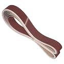 20 Pcs Sanding Belts 2 x 72 Inch 120 Grit Aluminum Oxide