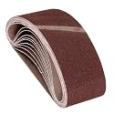 20 Pcs Sanding Belts 4 x 24 Inch 80 Grit Aluminum Oxide