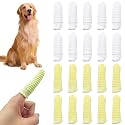 20 PCS Soft Fabric Finger Toothbrush Kit for Dogs and Cats Washable & Reusable