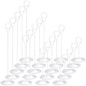 20 Pcs Table Number Holders 4/6/8/10 Inch Place Card Holder, White