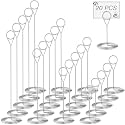20 Pcs Table Number Holders 4/6/8/10 Inch Place Card Holder, Sliver