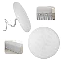 Upholstery Tacks Twist Pins for Slipcovers & Headliners - Bed Skirt Holders - Fabric Covered Furniture Pins for Secure Grip, No Damage (20, Rice White)