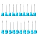 20 Pieces Epoxy Adhesive Mixing Nozzle Tip for 50ml/1.7oz Resin Mixer Adhesive Applicatior 16-Element 1:1 Ratio, Pointed-Tip, Flat-Tip