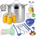20 QT Water Bath Canning Pot with Rack and Lid, Canning Supplies