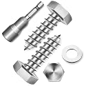 (20-Set) 1/4 x 1 Lag Screws, Stainless Steel Heavy Duty Hex Head Lag Bolts for Wood, Commercial/Industrial Grade 1/4 Bolts, Mounting Screws Bolts Kit, Bright Finish by Marysino