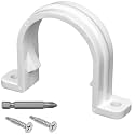 20 Set PVC Conduit Pipe Strap Clamps Φ32 MM,Two Hole Plastic Pipe Clips